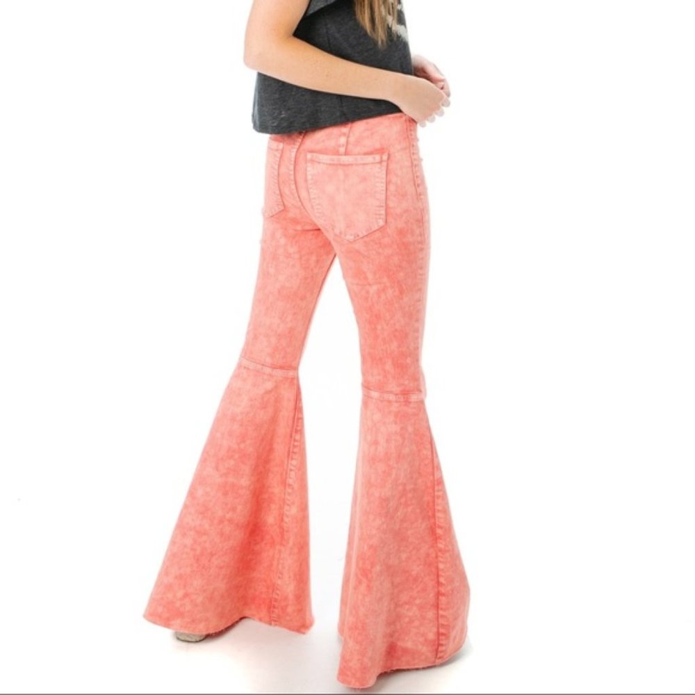 Free People Just Float On Flare Jeans, 28